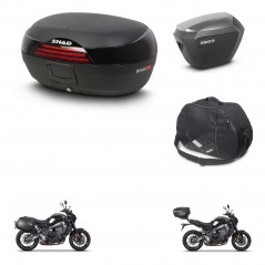 SHAD Maletas sh23 alu + soporte montaje baul SH46 accesorios 45 L KIT-465371
