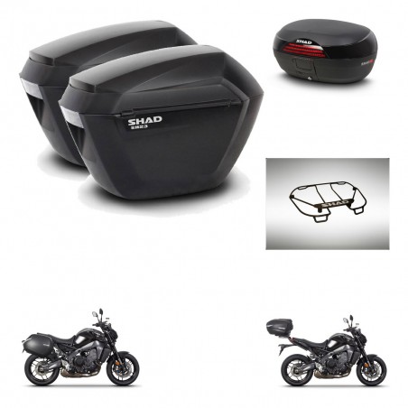 SHAD SH46 trunk + mounting bracket sh23 suitcases accessories 45 L KIT-465404