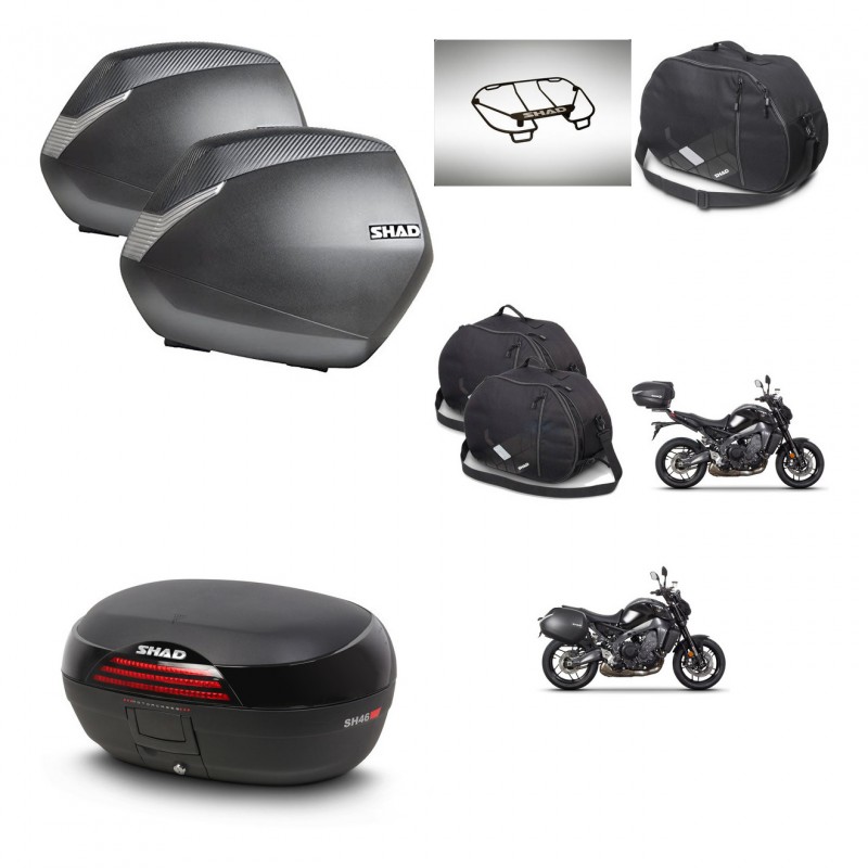 SHAD Baul SH46 + soporte montaje maletas SH36 accesorios 45 L KIT-465415