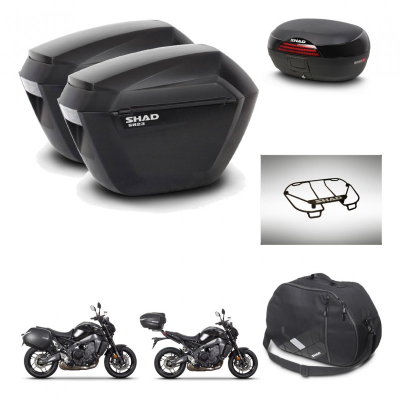 SHAD Baul SH46 + soporte montaje maletas sh23 accesorios 45 L KIT-465416