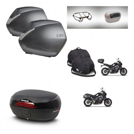 SHAD Baul SH46 + soporte montaje maletas SH36 accesorios 45 L KIT-465427