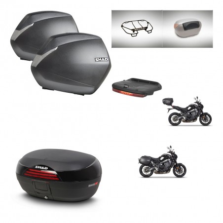 SHAD SH46 trunk + mounting bracket SH36 suitcases accessories 45 L KIT-465432