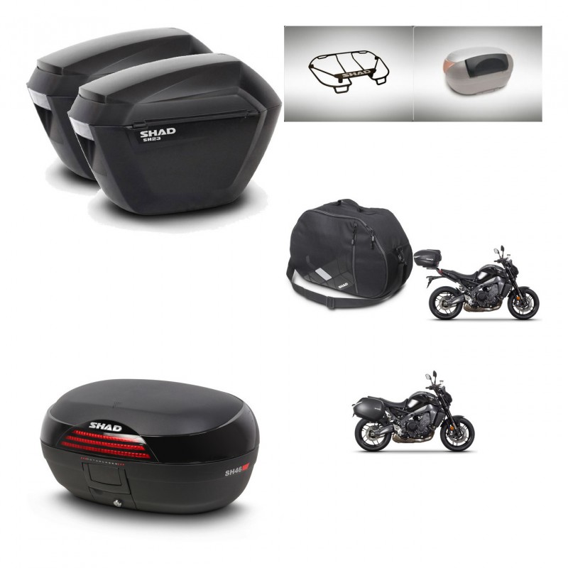 SHAD Baul SH46 + soporte montaje maletas sh23 accesorios 45 L KIT-465440