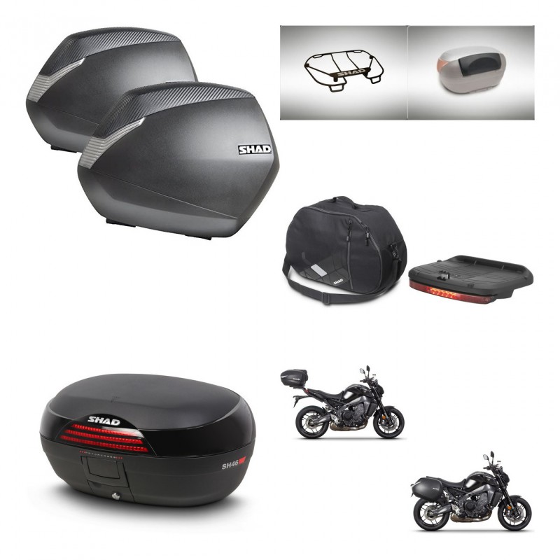 SHAD Baul SH46 + soporte montaje maletas SH36 accesorios 45 L KIT-465444