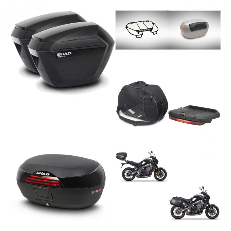 SHAD Baul SH46 + soporte montaje maletas sh23 accesorios 45 L KIT-465446