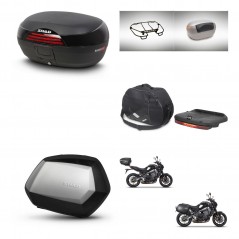 SHAD SH35 PREMIUM suitcases + mounting bracket SH46 trunk accessories 45 L KIT-465447