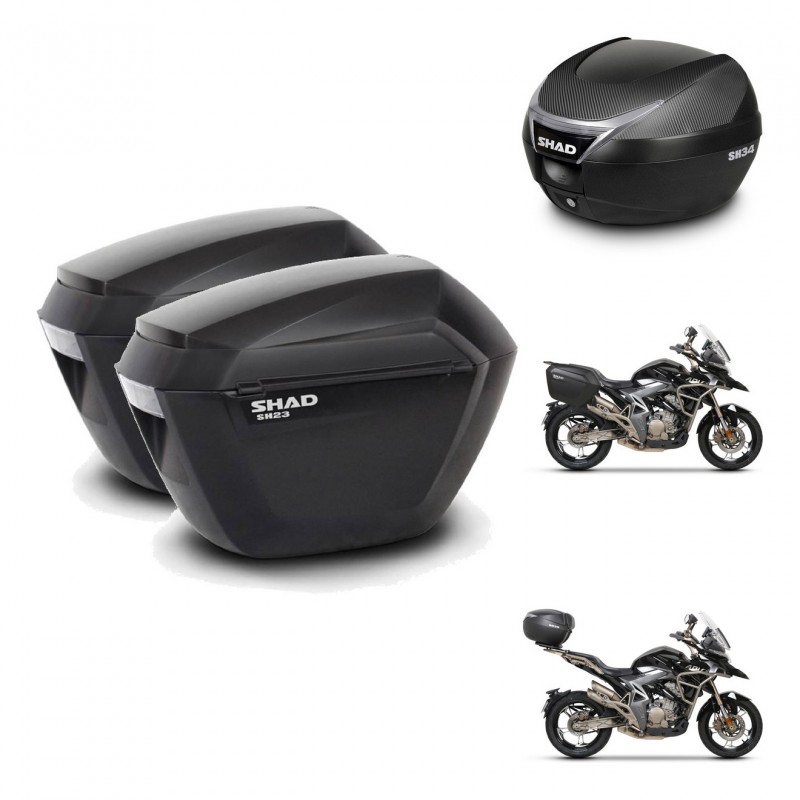 SHAD Baul SH34 + soporte montaje maletas sh23 KIT-465554