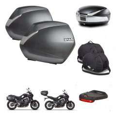 SHAD SH48 trunk + mounting bracket SH36 suitcases accessories TITANIUM PREMIUM KIT-465569