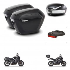 SHAD SH48 trunk + mounting bracket sh23 suitcases accessories TITANIUM PREMIUM KIT-465570