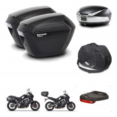 SHAD SH48 trunk + mounting bracket sh23 suitcases accessories TITANIUM PREMIUM KIT-465582