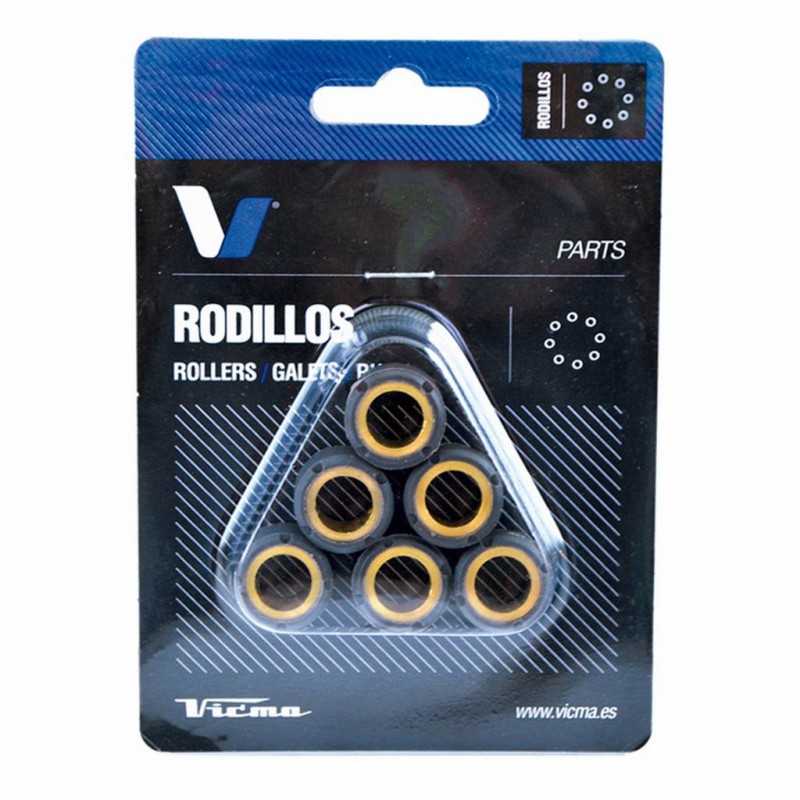 V PARTS Rodillos de variador carbono 18x14 13g para Kymco Agility, People, GTI, SuperDink, Like 12484