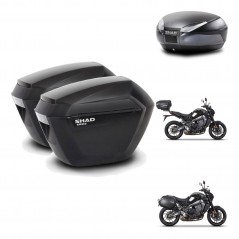 SHAD SH48 trunk + mounting bracket sh23 suitcases DARK GREY PREMIUM KIT-465660