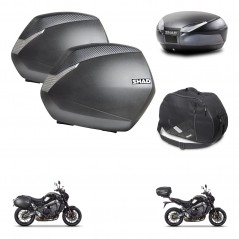 SHAD Baul SH48 + soporte montaje maletas SH36 accesorios DARK GREY PREMIUM KIT-465670