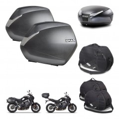 SHAD SH48 trunk + mounting bracket SH36 suitcases accessories DARK GREY PREMIUM KIT-465671