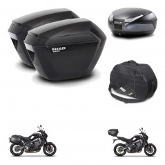 SHAD SH48 trunk + mounting bracket sh23 suitcases accessories DARK GREY PREMIUM KIT-465672