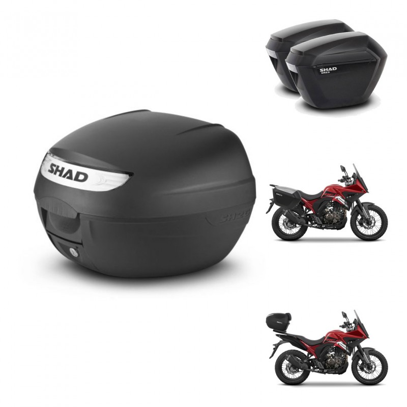 SHAD Maletas sh23 + soporte montaje baul SH26 KIT-465758