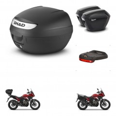 SHAD Maletas sh23 + soporte montaje baul SH26 accesorios KIT-465760