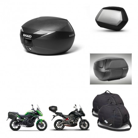 SHAD SH35 PREMIUM suitcases + mounting bracket suitcase trunk accessories KIT-469936