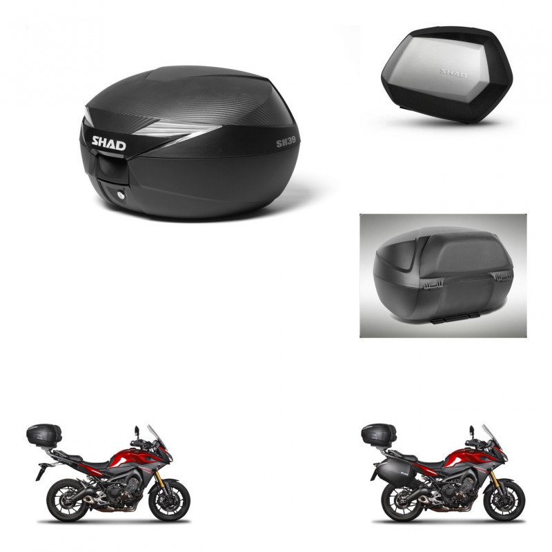 SHAD Maletas SH35 PREMIUM + soporte montaje Baul maleta accesorios KIT-469951