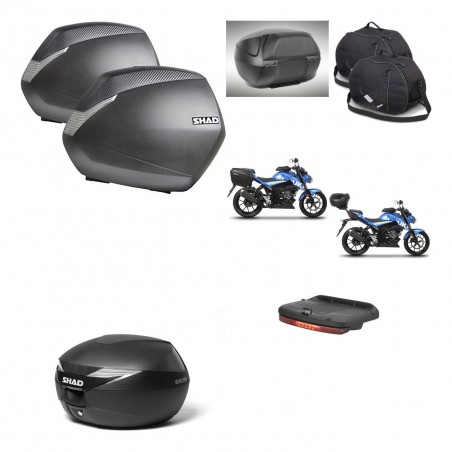 SHAD Baul maleta + soporte montaje maletas SH36 accesorios KIT-469978