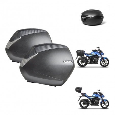 SHAD Suitcase trunk + mounting support SH36 suitcases KIT-470149