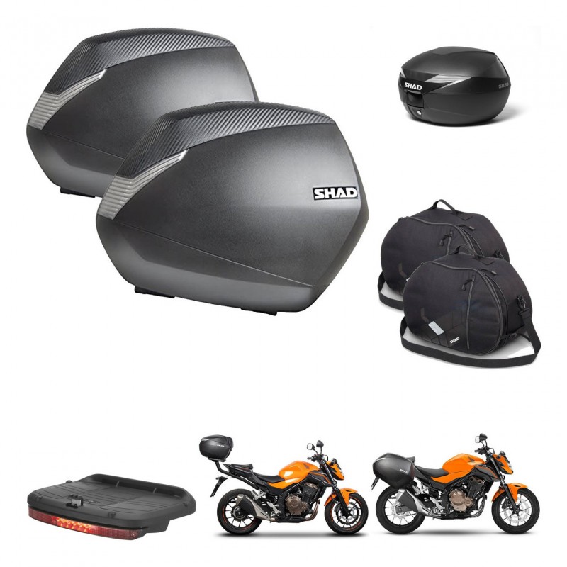 SHAD Baul maleta + soporte montaje maletas SH36 accesorios KIT-470170