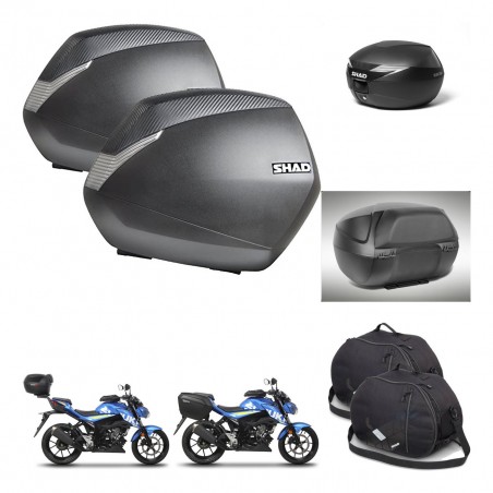 SHAD Suitcase trunk + mounting bracket SH36 suitcases accessories KIT-470174