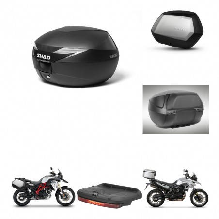 SHAD SH35 PREMIUM suitcases + mounting bracket suitcase trunk accessories KIT-470251