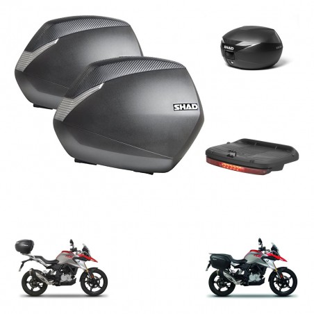 SHAD Suitcase trunk + mounting bracket SH36 suitcases accessories KIT-470281