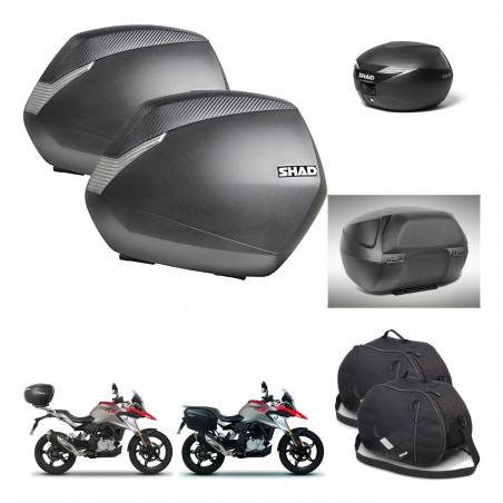 SHAD Suitcase trunk + mounting bracket SH36 suitcases accessories KIT-470286