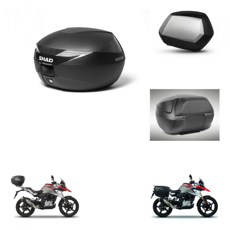 SHAD Maletas SH35 PREMIUM + soporte montaje Baul maleta accesorios KIT-470287