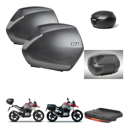 SHAD Baul maleta + soporte montaje maletas SH36 accesorios KIT-470289