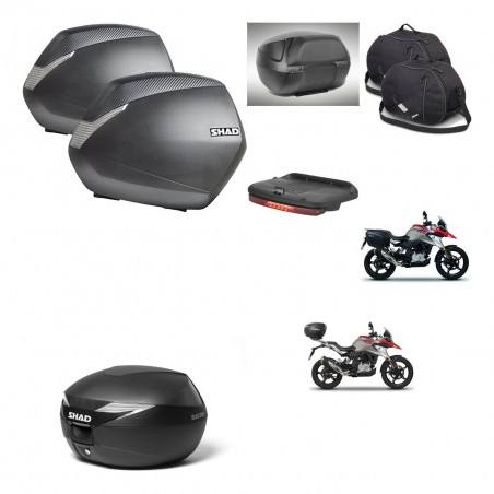 SHAD Baul maleta + soporte montaje maletas SH36 accesorios KIT-470290