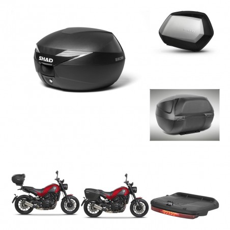 SHAD SH35 PREMIUM suitcases + mounting bracket suitcase trunk accessories KIT-470307