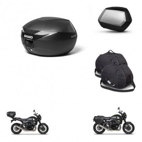 SHAD SH35 PREMIUM suitcases + mounting bracket suitcase trunk accessories KIT-470312