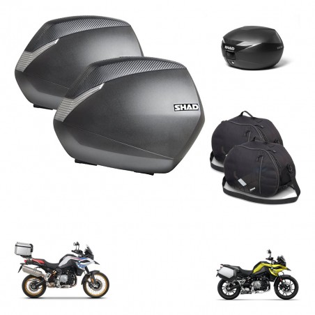 SHAD Suitcase trunk + mounting bracket SH36 suitcases accessories KIT-470326