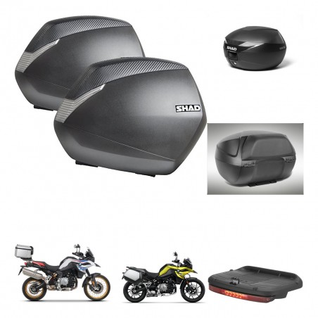 SHAD Suitcase trunk + mounting bracket SH36 suitcases accessories KIT-470337