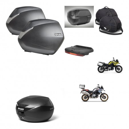 SHAD Suitcase trunk + mounting bracket SH36 suitcases accessories KIT-470338