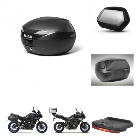 SHAD Maletas SH35 PREMIUM + soporte montaje Baul maleta accesorios KIT-470355