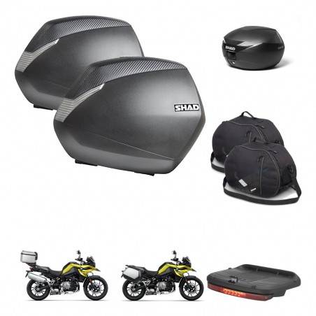 SHAD Suitcase trunk + mounting bracket SH36 suitcases accessories KIT-470362