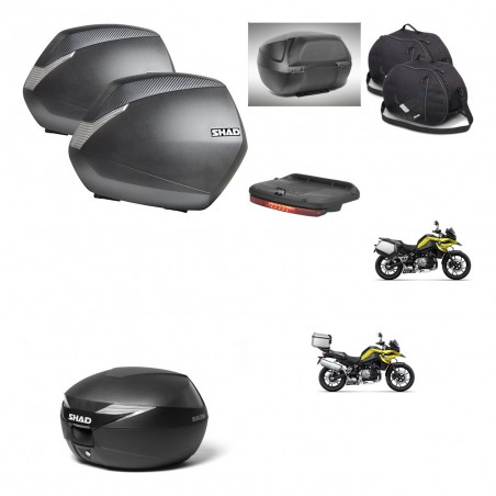 SHAD Baul maleta + soporte montaje maletas SH36 accesorios KIT-470370
