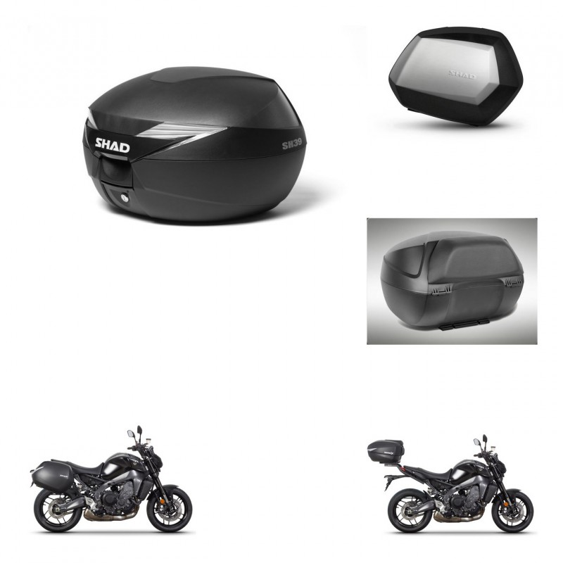 SHAD Maletas SH35 PREMIUM + soporte montaje Baul maleta accesorios KIT-470399