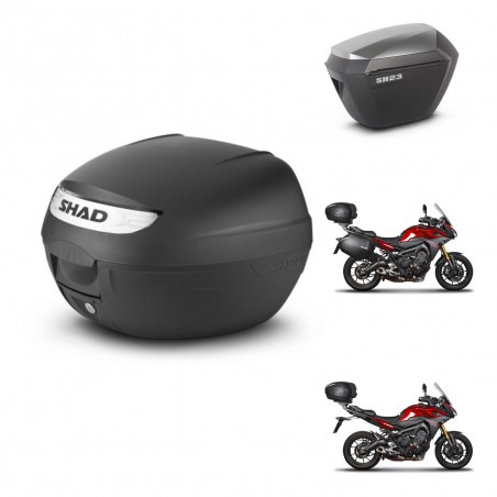 SHAD Maletas sh23 alu + soporte montaje baul SH26 KIT-470445