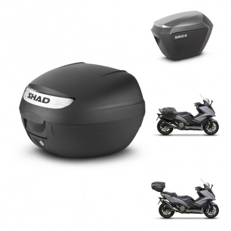 SHAD Maletas sh23 alu + soporte montaje baul SH26 KIT-470459