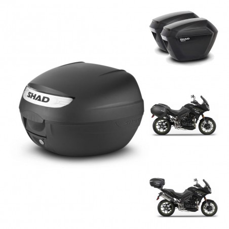 SHAD SH23 suitcases + mounting bracket SH26 trunk KIT-470462