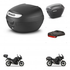 SHAD Maletas sh23 alu + soporte montaje baul SH26 accesorios KIT-470465