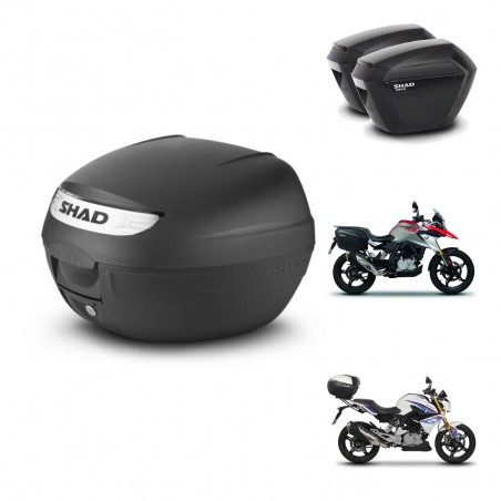 SHAD Maletas sh23 + soporte montaje baul SH26 KIT-470470