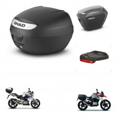 SHAD Maletas sh23 alu + soporte montaje baul SH26 accesorios KIT-470473