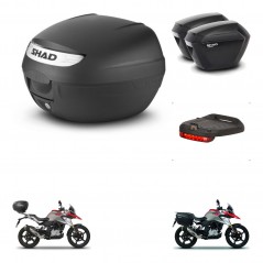 SHAD Maletas sh23 + soporte montaje baul SH26 accesorios KIT-470476