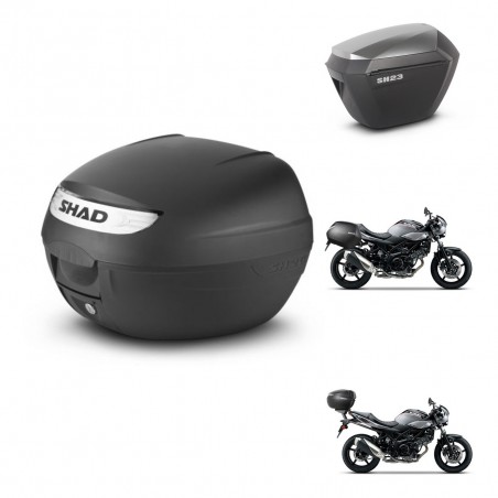 SHAD Maletas sh23 alu + soporte montaje baul SH26 KIT-470491